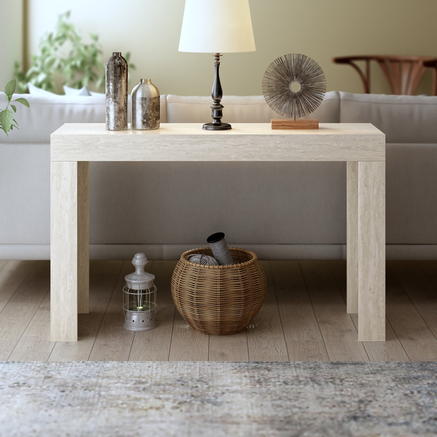 Galano Console Table with Slim Rectangular Top 46.9" W x 12.8" D x 29" H