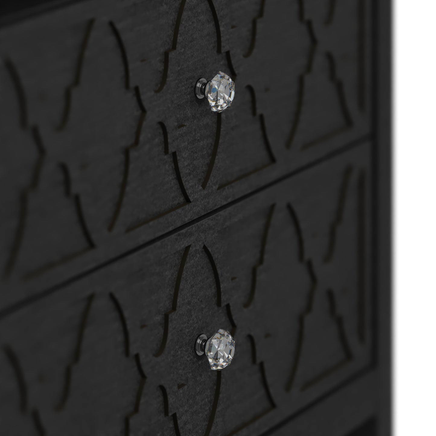 Galano Modern 2-Drawer Nightstands with Storage Shelf Set of 2 22.8" W × 15.7" D × 26.8" H