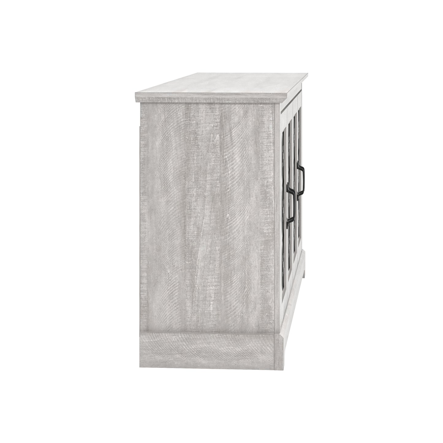 Galano TV Stand with Mirrored Door Storage 68.2" W × 17.1" D × 29.3" H