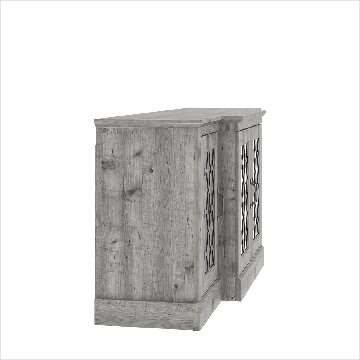GALANO 60.4" 4-Door Sideboard Buffet with 6 Adjustable Shelves and Cable Management