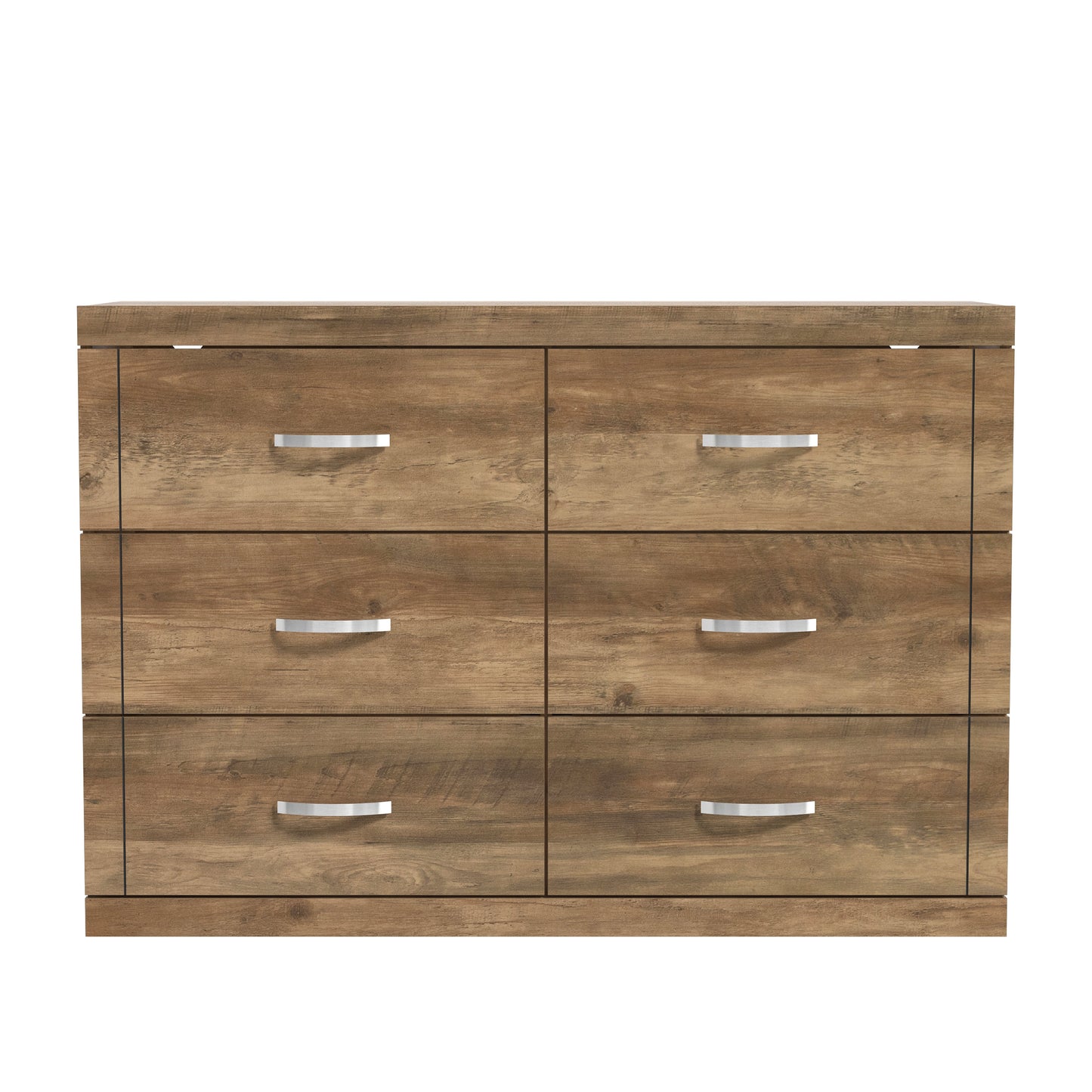 Galano 6-Drawer Double Dresser with Interlock Safety 46.5" W × 16.1" D × 31.0" H