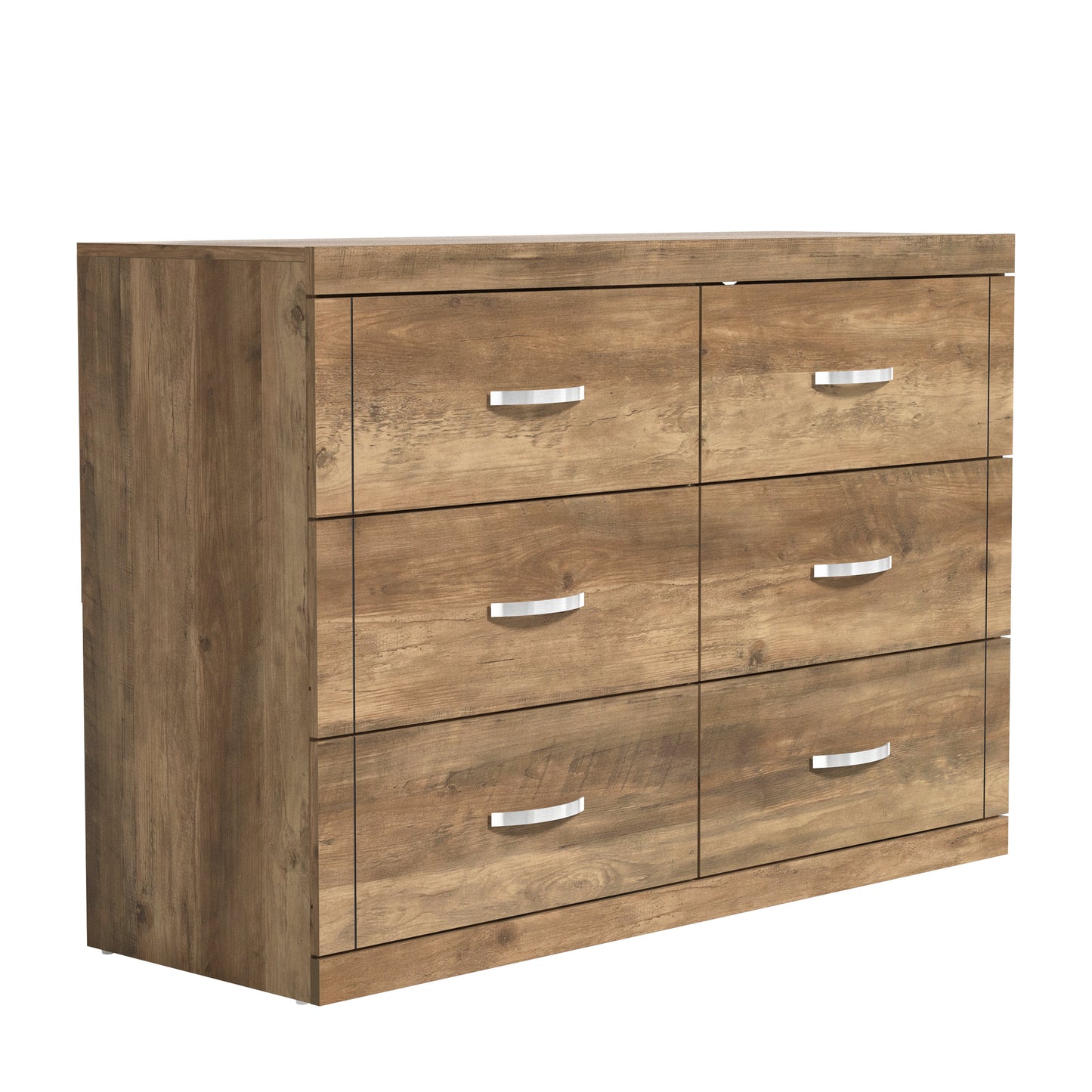 Galano 6-Drawer Double Dresser with Interlock Safety 46.5" W × 16.1" D × 31.0" H
