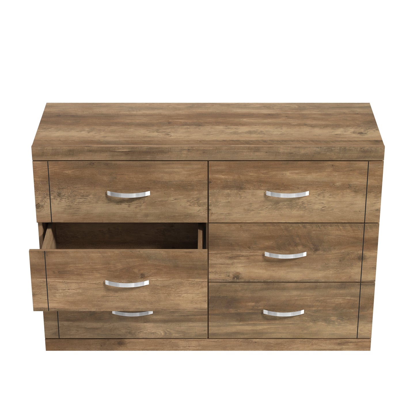 Galano 6-Drawer Double Dresser with Interlock Safety 46.5" W × 16.1" D × 31.0" H