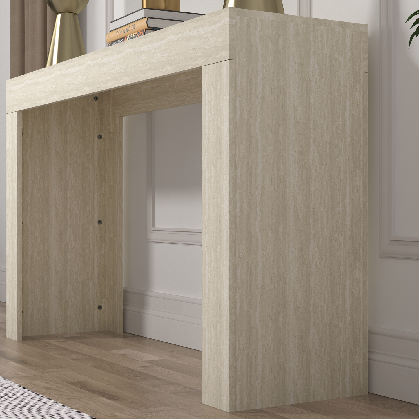 Galano Console Table with Slim Rectangular Top 46.9" W x 12.8" D x 29" H