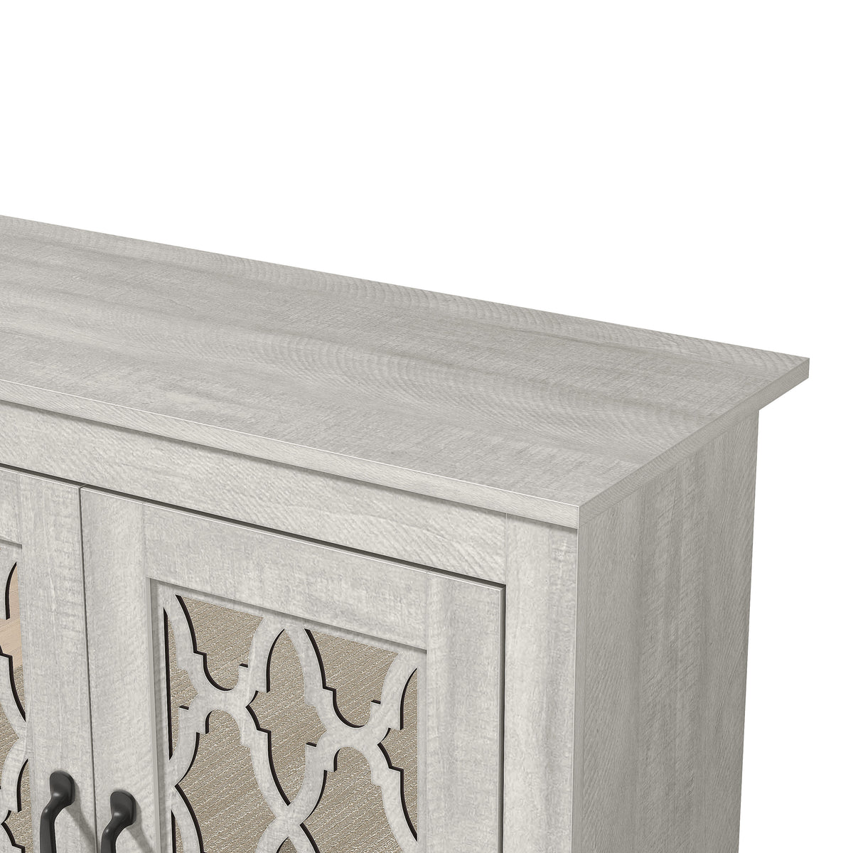GALANO 12-Pair Shoe Storage Cabinet with 2 Mirrored Doors