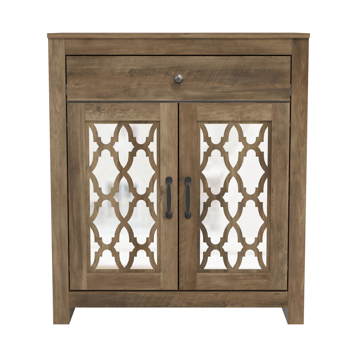 GALANO Accent Cabinet with 2 Doors, 1 Drawer and Adjustable Shelf, 35.4"