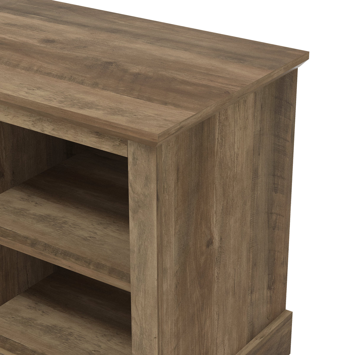 GALANO TV Stand with Mirrored Doors for TVs up to 75 Inches