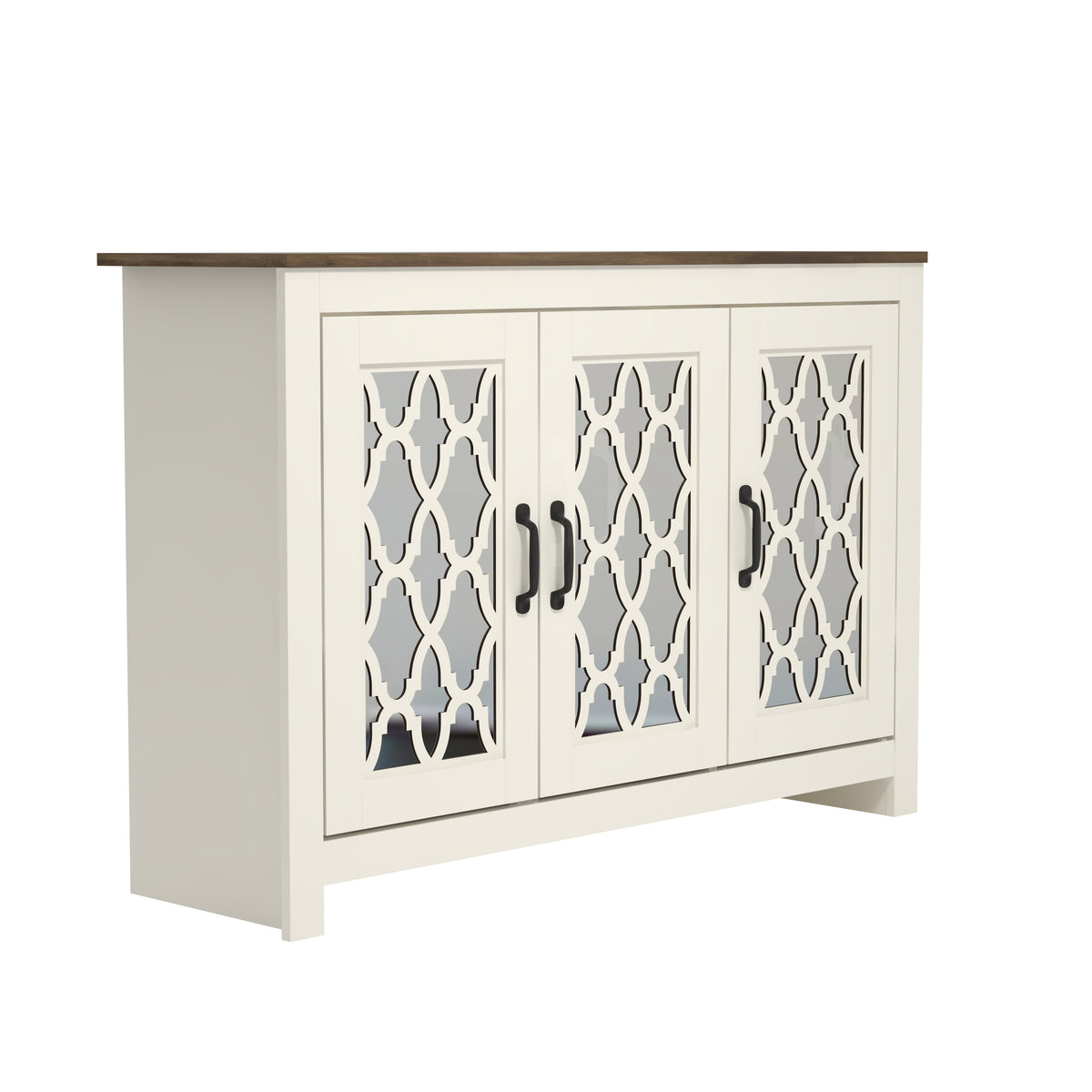 GALANO 3-Door Shoe Storage Cabinet with Adjustable Shelves