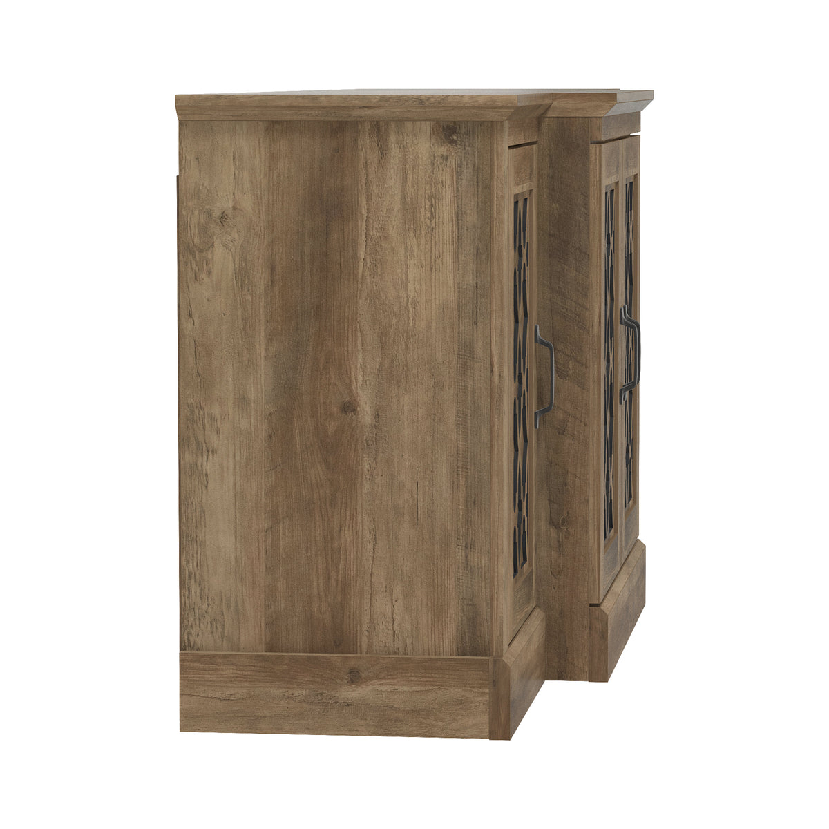 GALANO 60.4" 4-Door Sideboard Buffet with 6 Adjustable Shelves and Cable Management