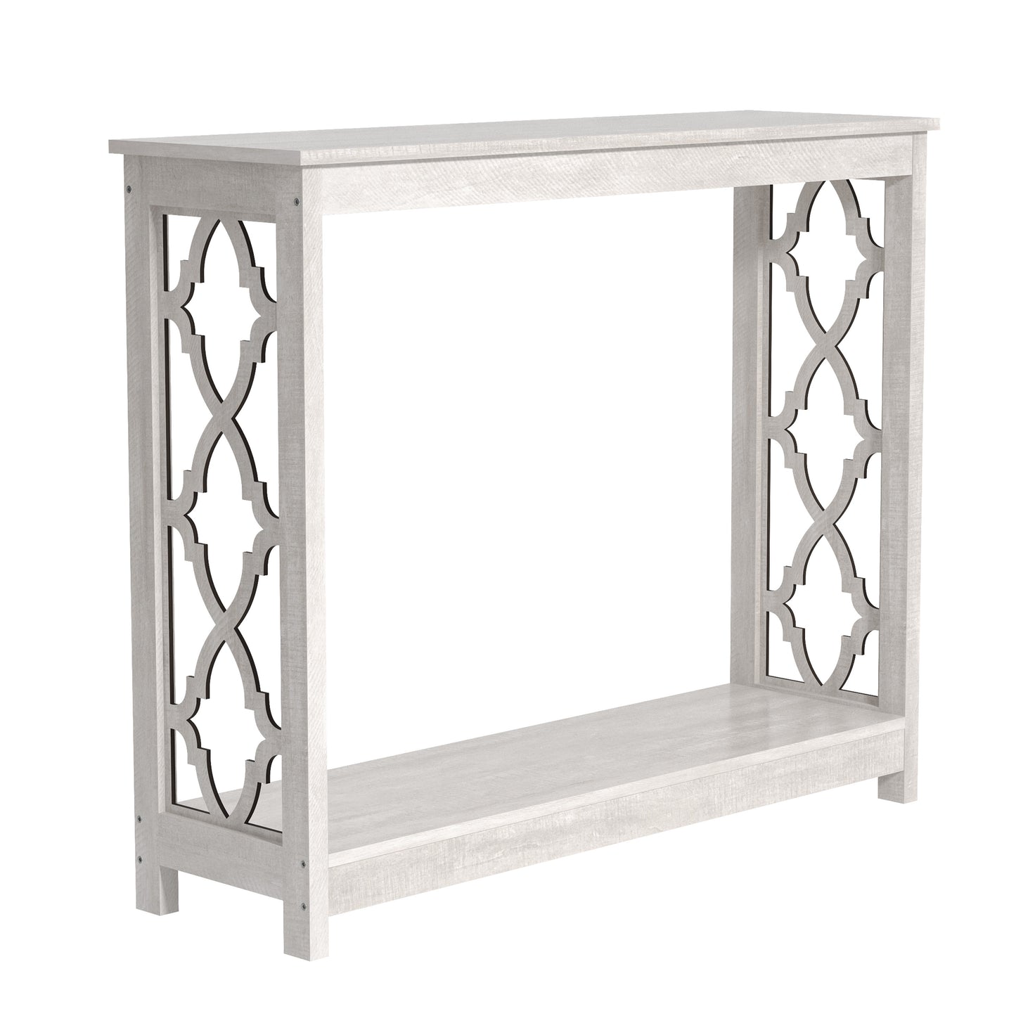Galano Wood Console Table with Lower Shelf 38.1" W x 11.6" D x 31.5" H