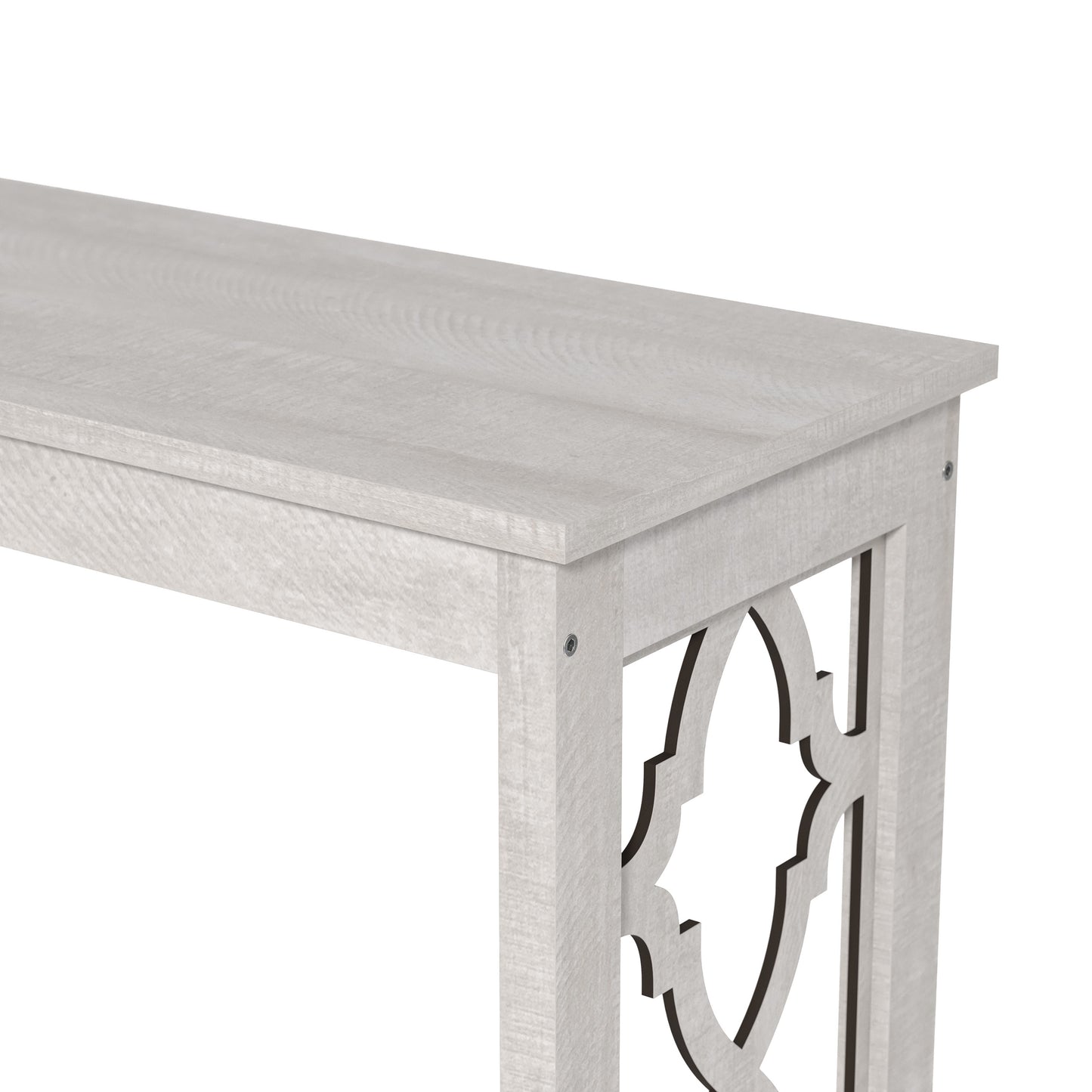 Galano Wood Console Table with Lower Shelf 38.1" W x 11.6" D x 31.5" H
