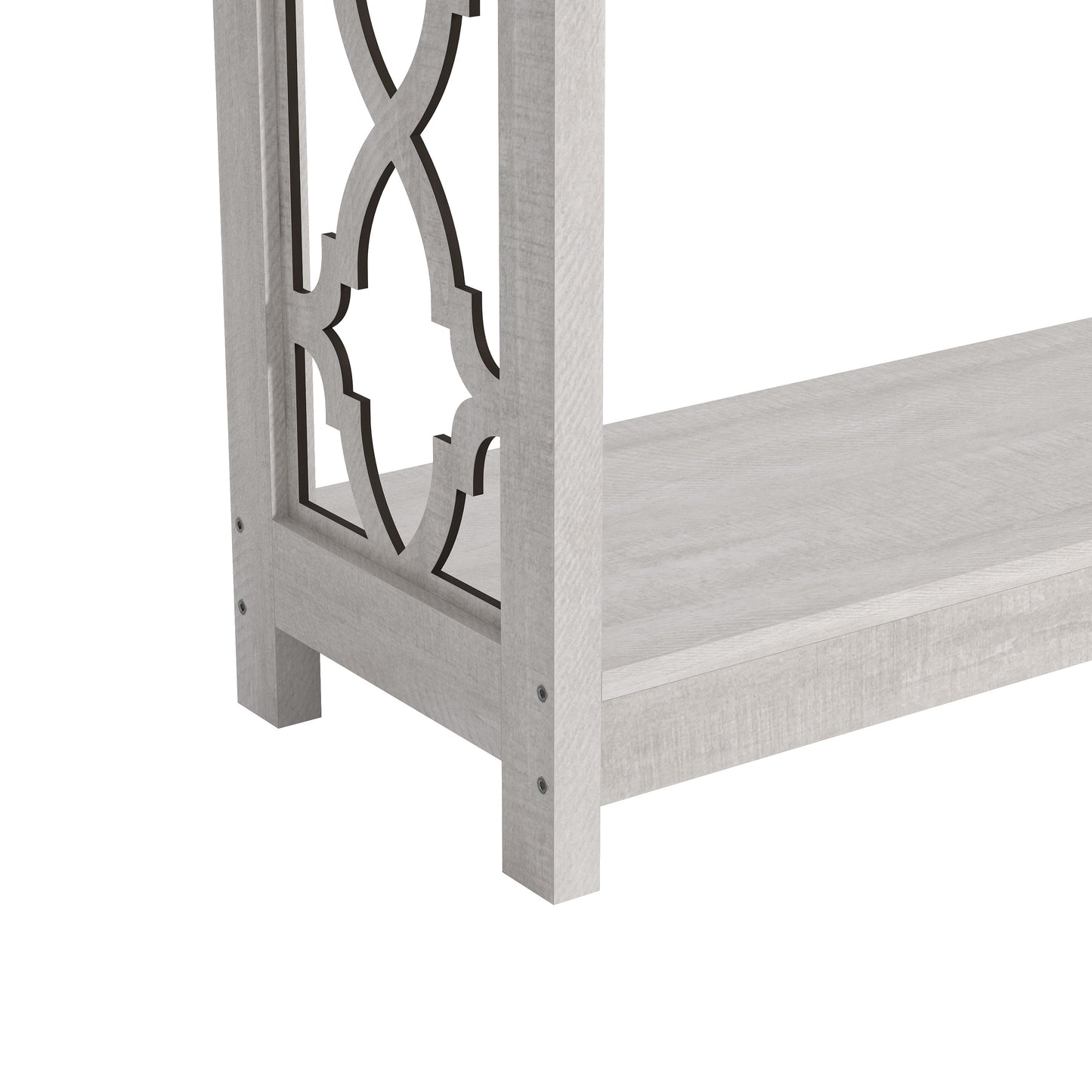 Galano Wood Console Table with Lower Shelf 38.1" W x 11.6" D x 31.5" H