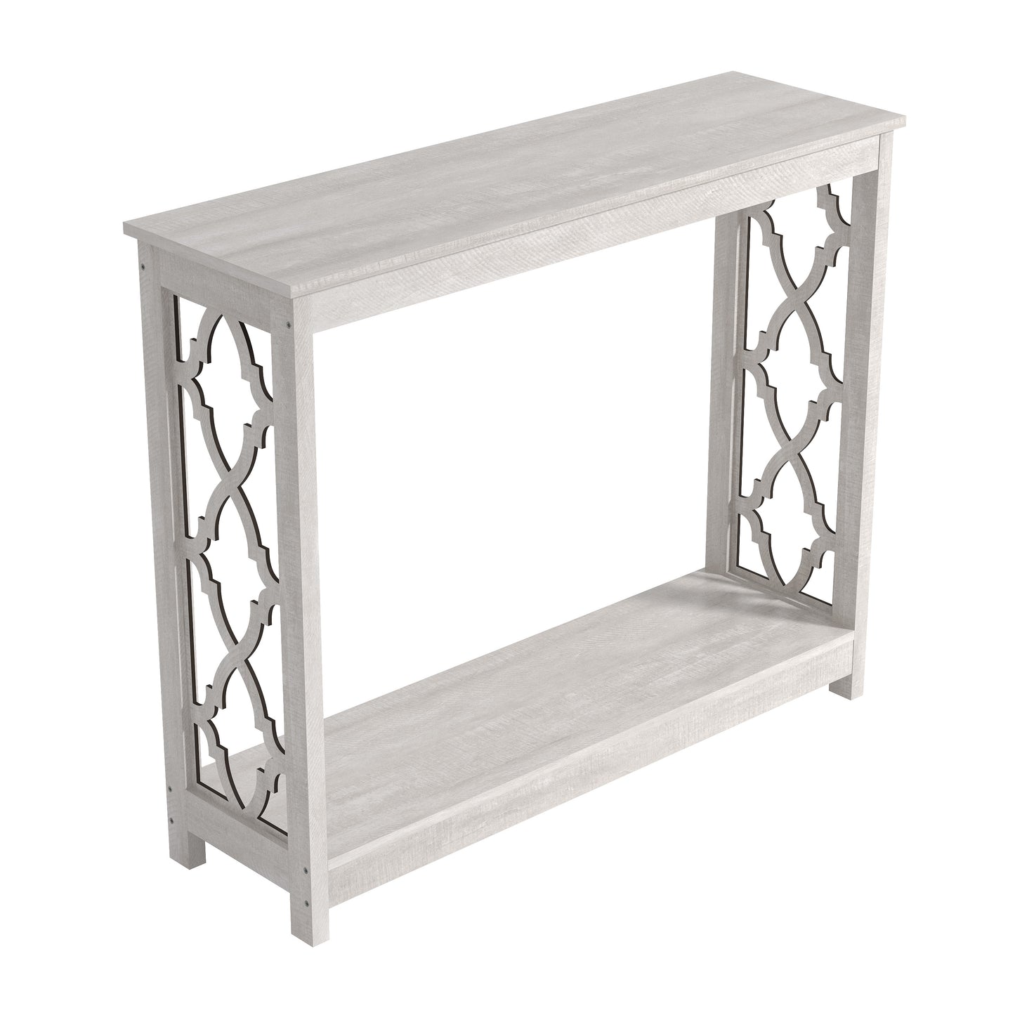 Galano Wood Console Table with Lower Shelf 38.1" W x 11.6" D x 31.5" H