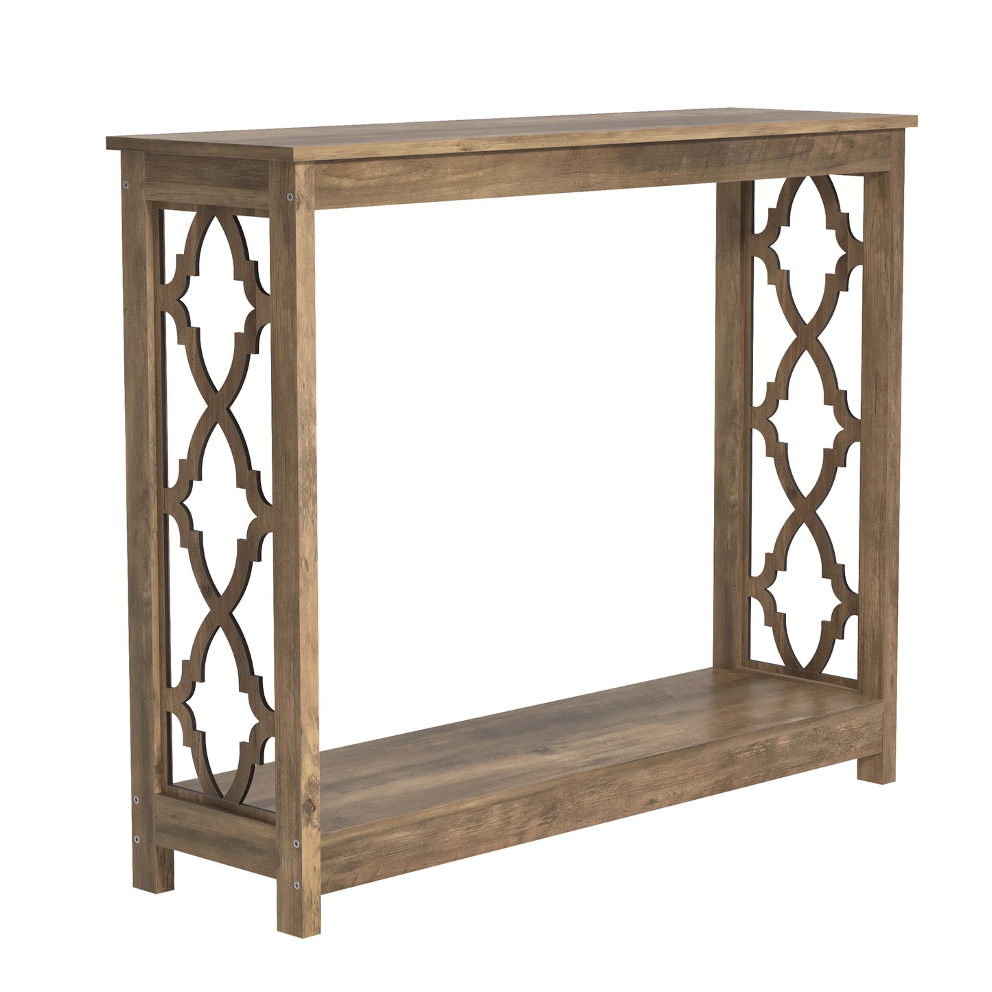 Galano Wood Console Table with Lower Shelf 38.1" W x 11.6" D x 31.5" H