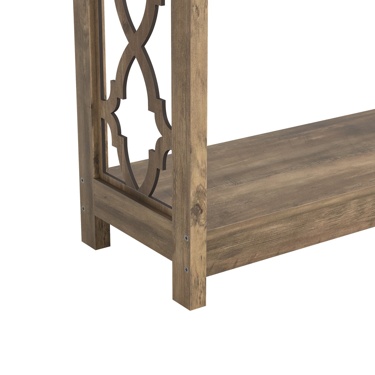 Galano Wood Console Table with Lower Shelf 38.1" W x 11.6" D x 31.5" H