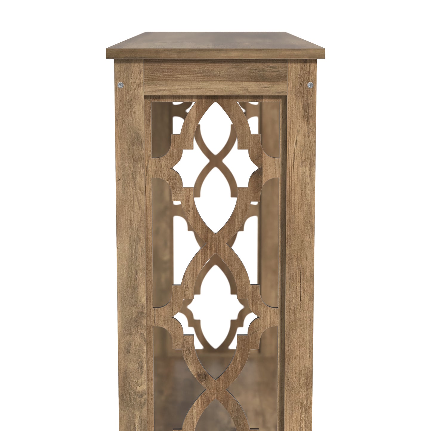 Galano Wood Console Table with Lower Shelf 38.1" W x 11.6" D x 31.5" H