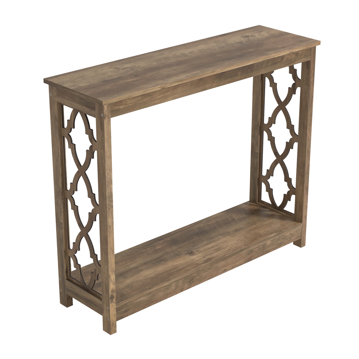 Galano Wood Console Table with Lower Shelf 38.1" W x 11.6" D x 31.5" H