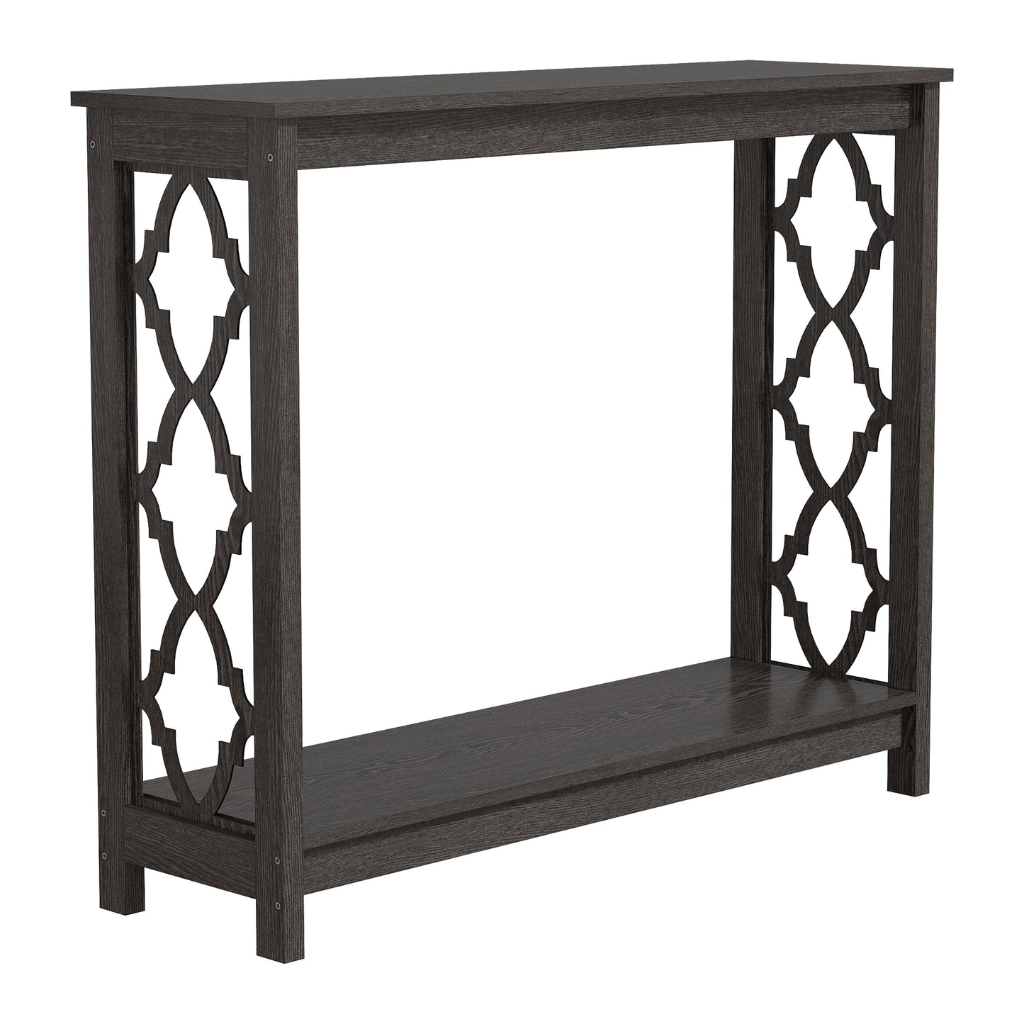 Galano Wood Console Table with Lower Shelf 38.1" W x 11.6" D x 31.5" H