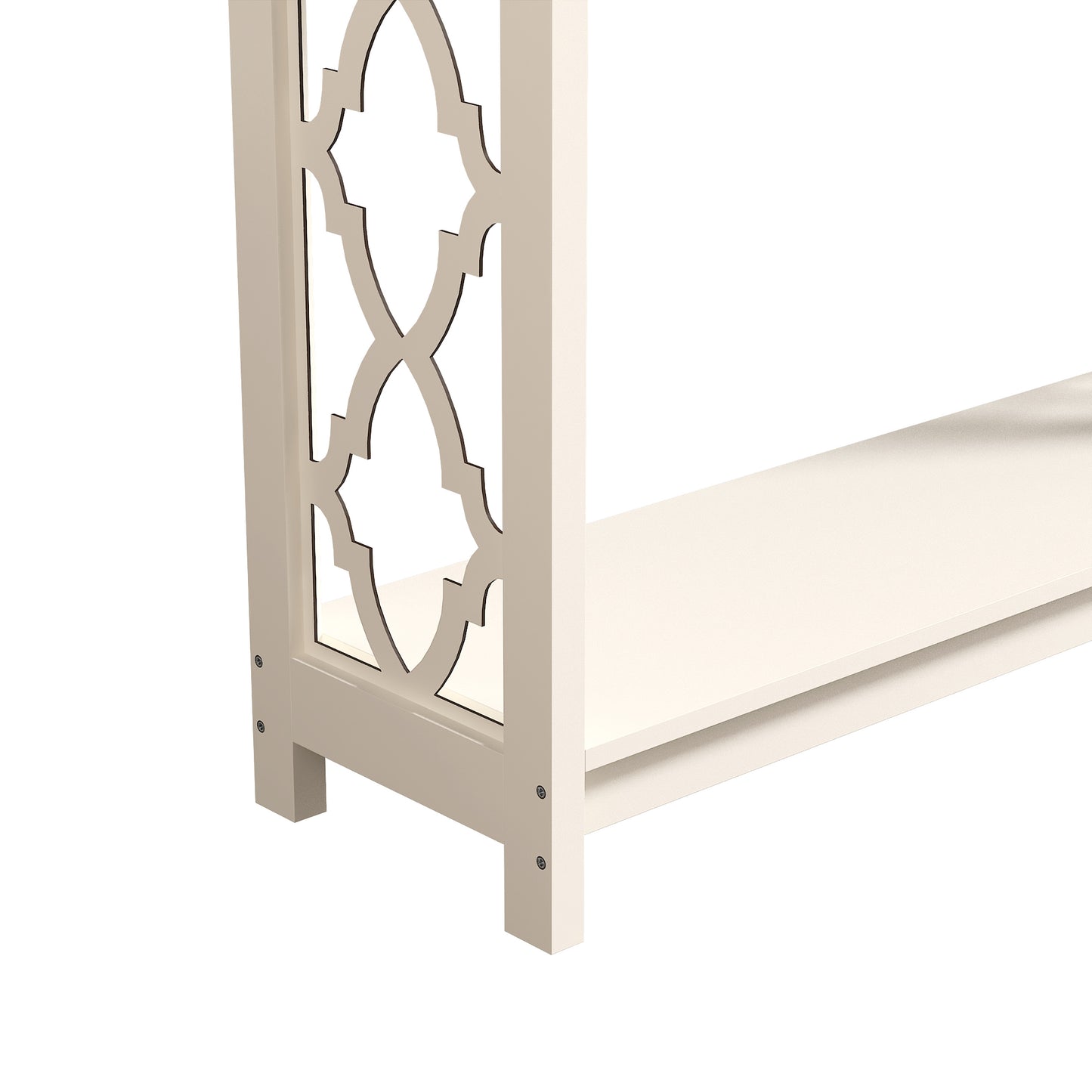 Galano Wood Console Table with Lower Shelf 38.1" W x 11.6" D x 31.5" H