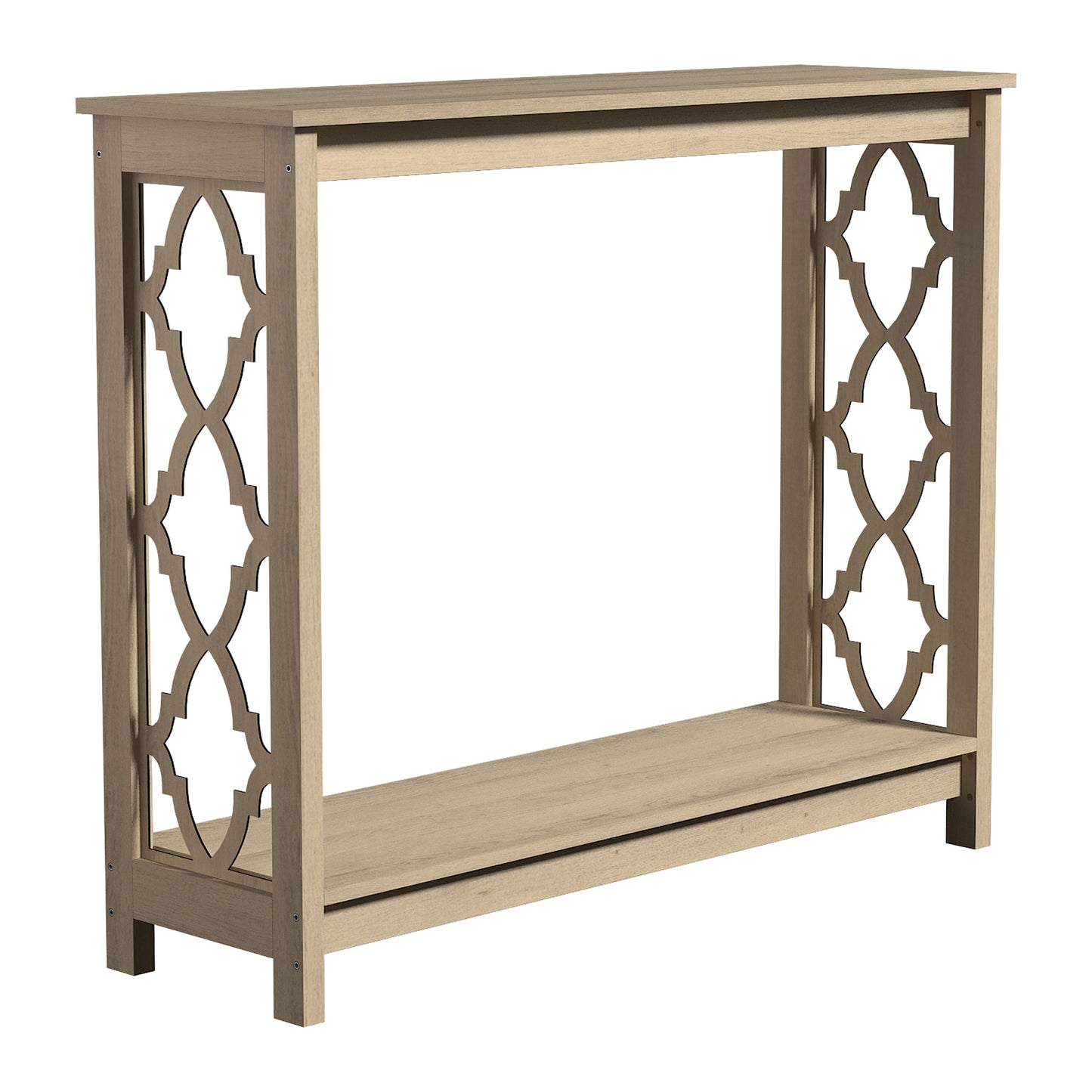 Galano Wood Console Table with Lower Shelf 38.1" W x 11.6" D x 31.5" H