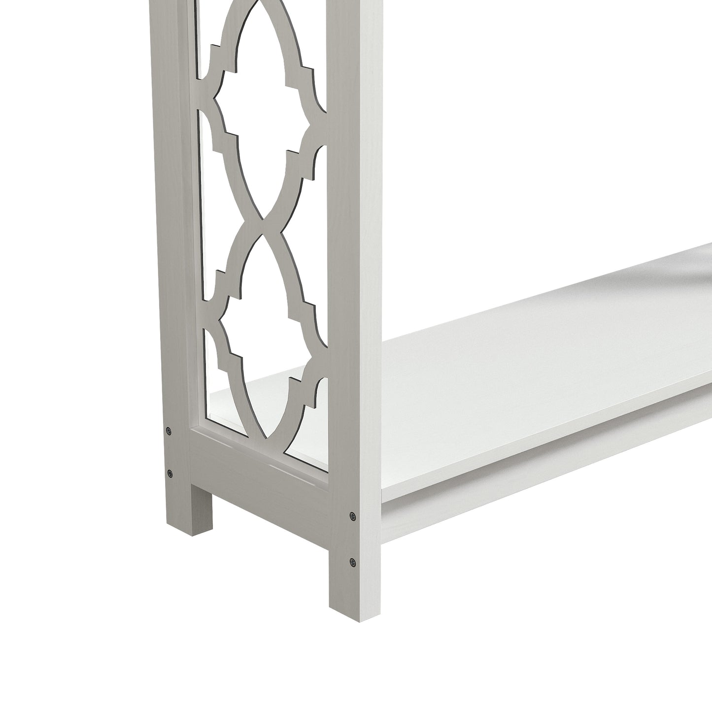 Galano Wood Console Table with Lower Shelf 38.1" W x 11.6" D x 31.5" H