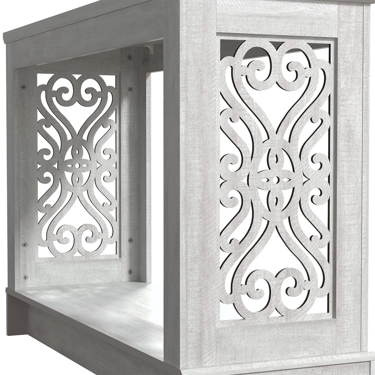 GALANO 42.1" Console Table with Open Storage Shelf, 1-Piece