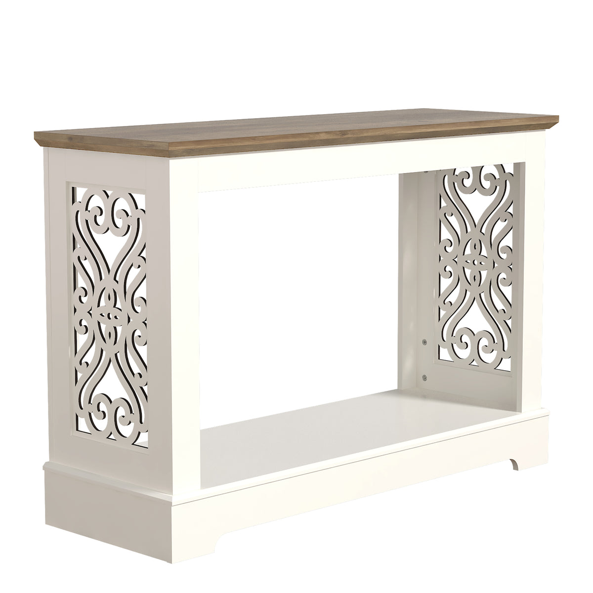GALANO 42.1" Console Table with Open Storage Shelf, 1-Piece