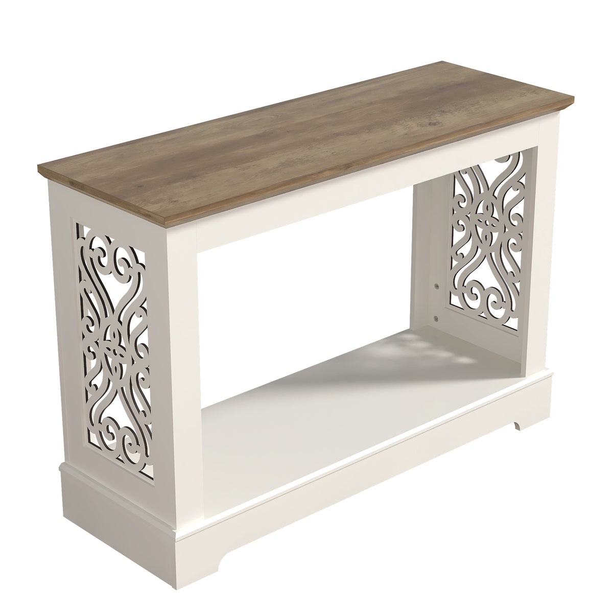 GALANO 42.1" Console Table with Open Storage Shelf, 1-Piece