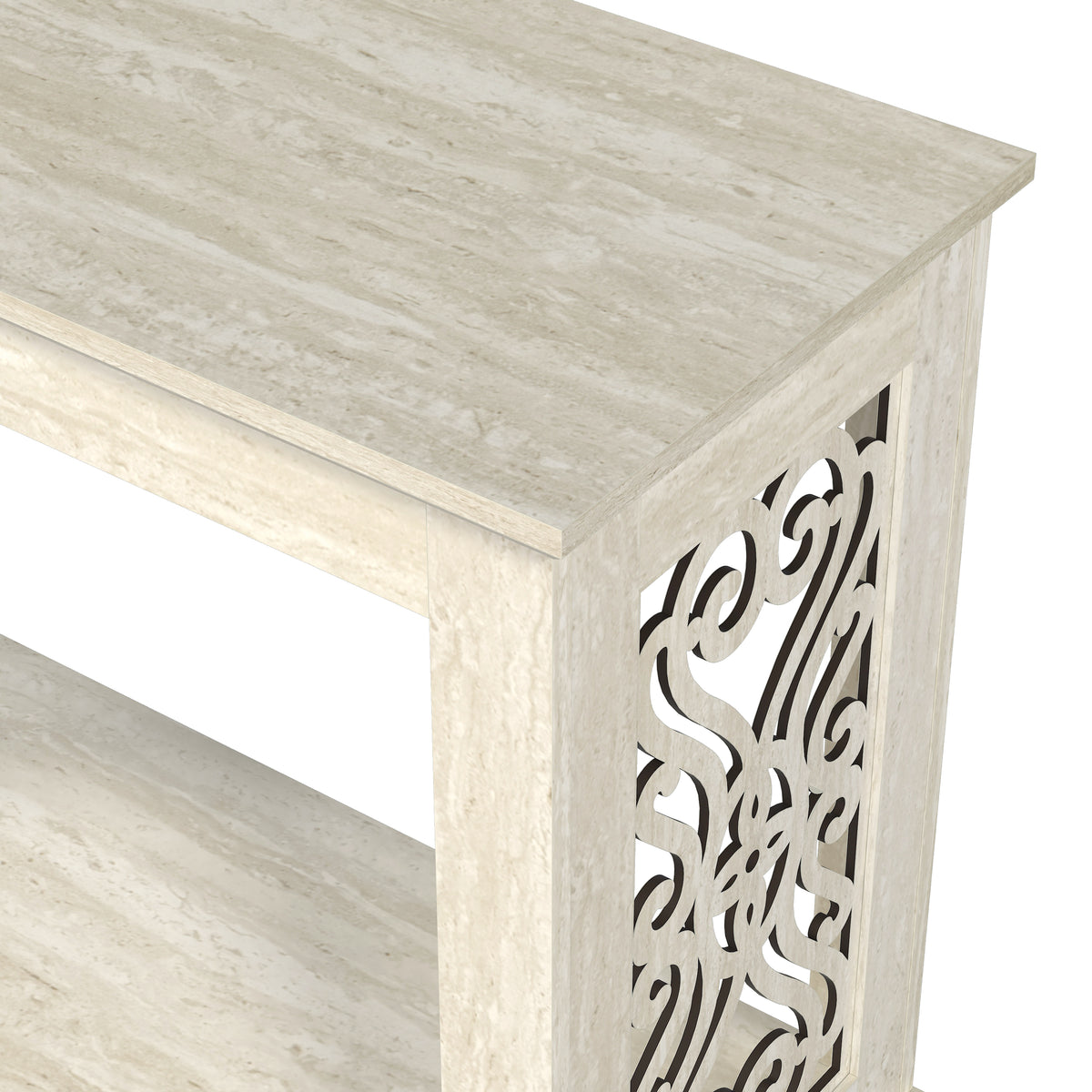 GALANO 42.1" Console Table with Open Storage Shelf, 1-Piece