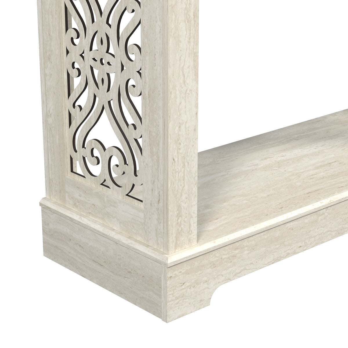 GALANO 42.1" Console Table with Open Storage Shelf, 1-Piece