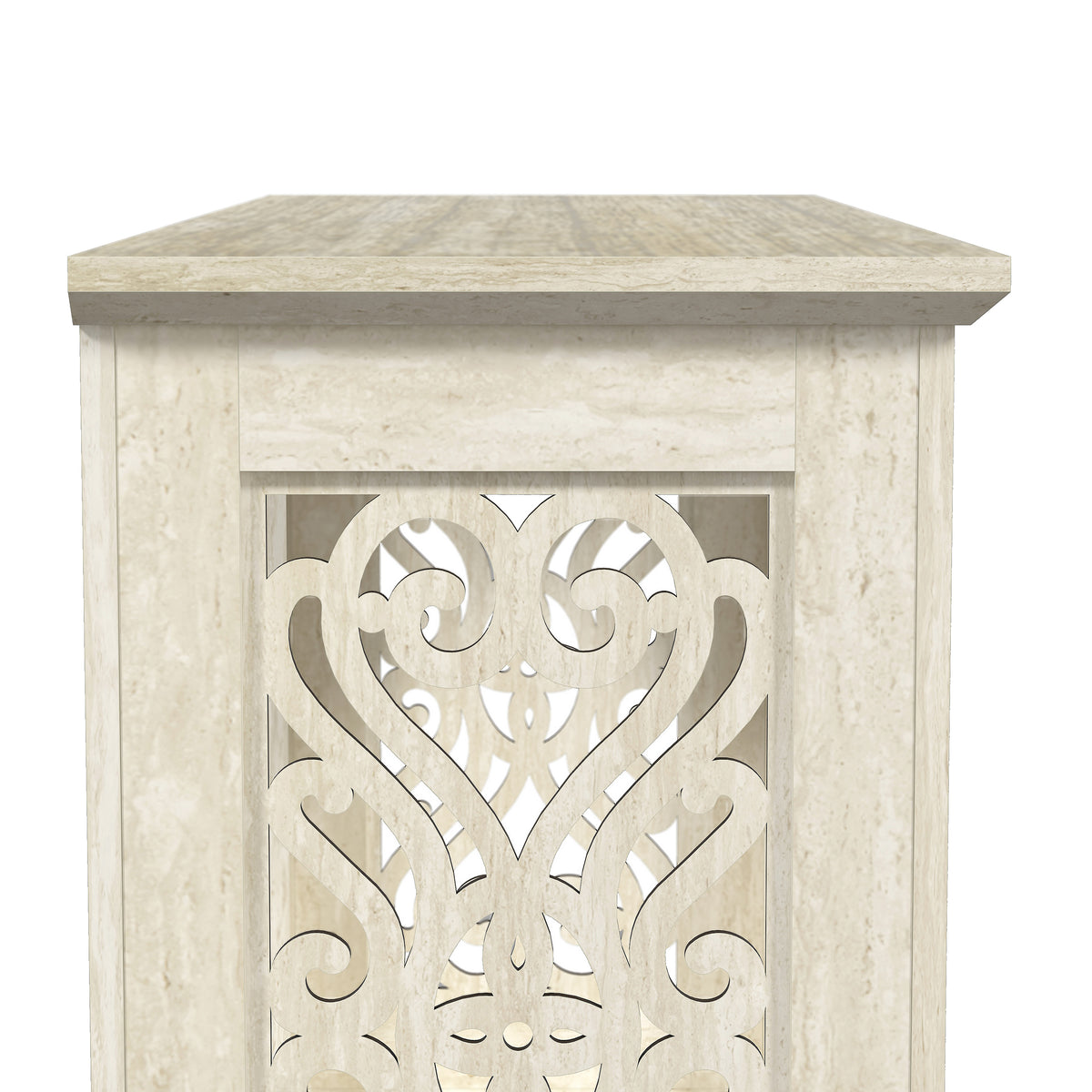 GALANO 42.1" Console Table with Open Storage Shelf, 1-Piece
