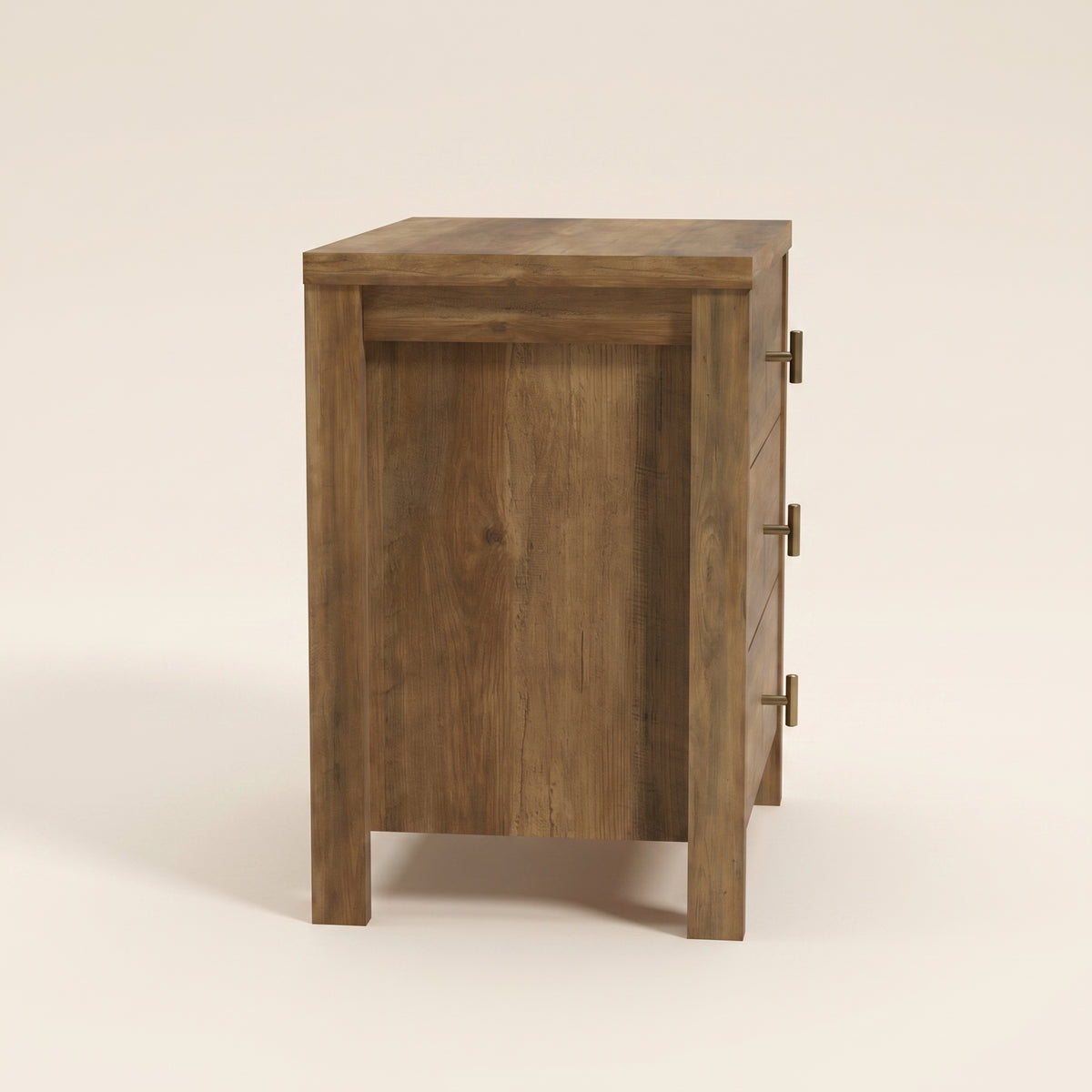 GALANO Nightstand with 3 Drawers, 20.9 in. Wide, 1 Nightstand