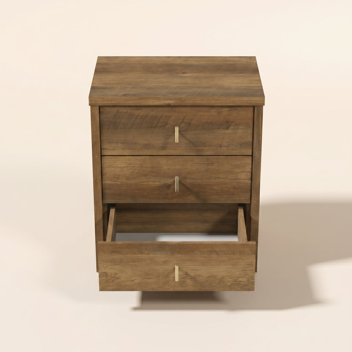 GALANO Nightstand with 3 Drawers, 20.9 in. Wide, 1 Nightstand