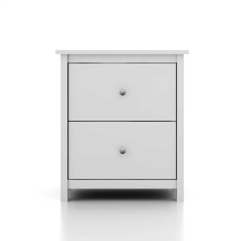Galano 2-Drawer Nightstand with Storage 18.7" W × 15.7" D × 21.8" H