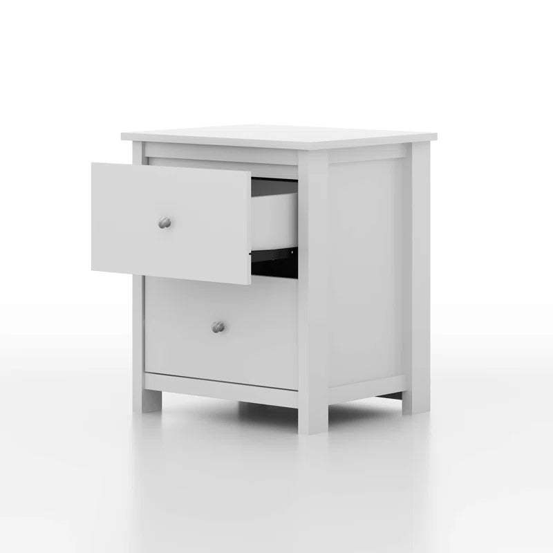 Galano 2-Drawer Nightstand with Storage 18.7" W × 15.7" D × 21.8" H