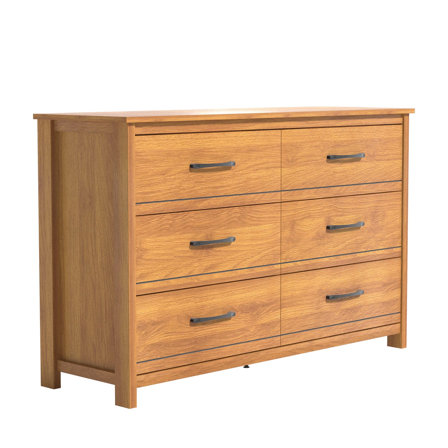 Galano 6-Drawer Dresser with Interlock Safety 47.2" W x 15.7" D x 31.3" H