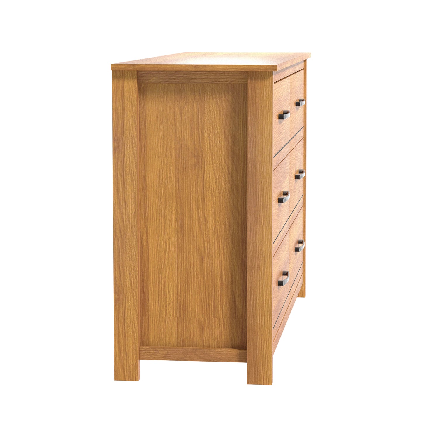 Galano 6-Drawer Dresser with Interlock Safety 47.2" W x 15.7" D x 31.3" H