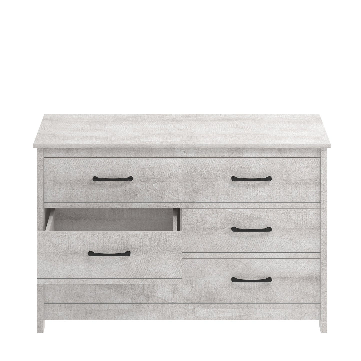 Galano 6-Drawer Dresser with Interlock Safety 47.2" W x 15.7" D x 31.3" H