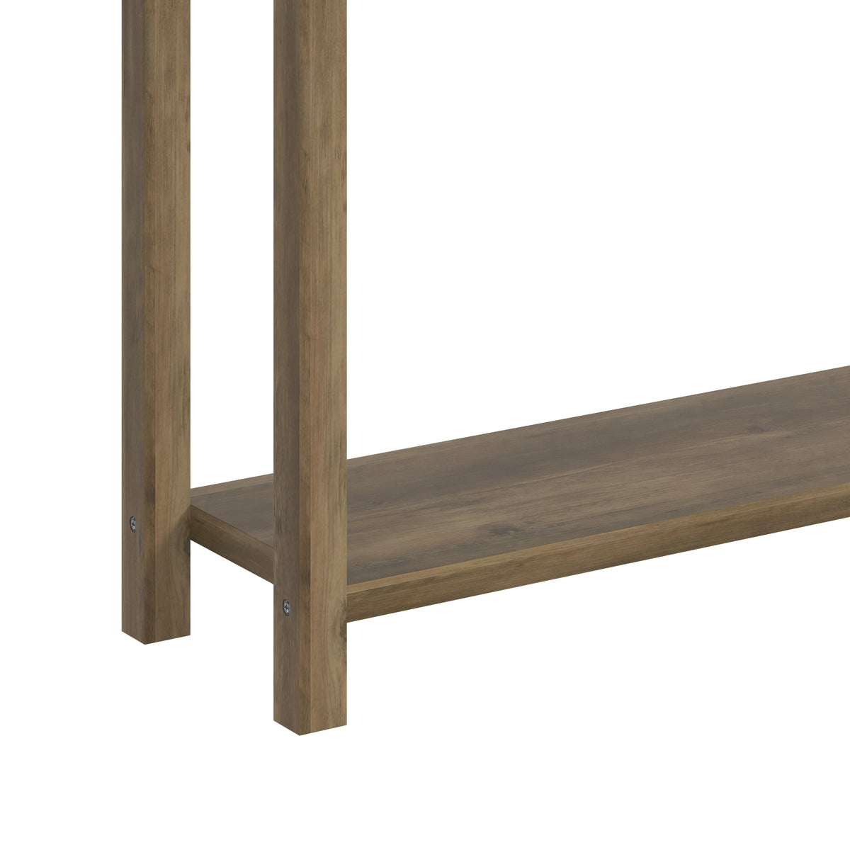 GALANO Console Table with Floral Fretwork and Open Shelf, 43.3", 1pc