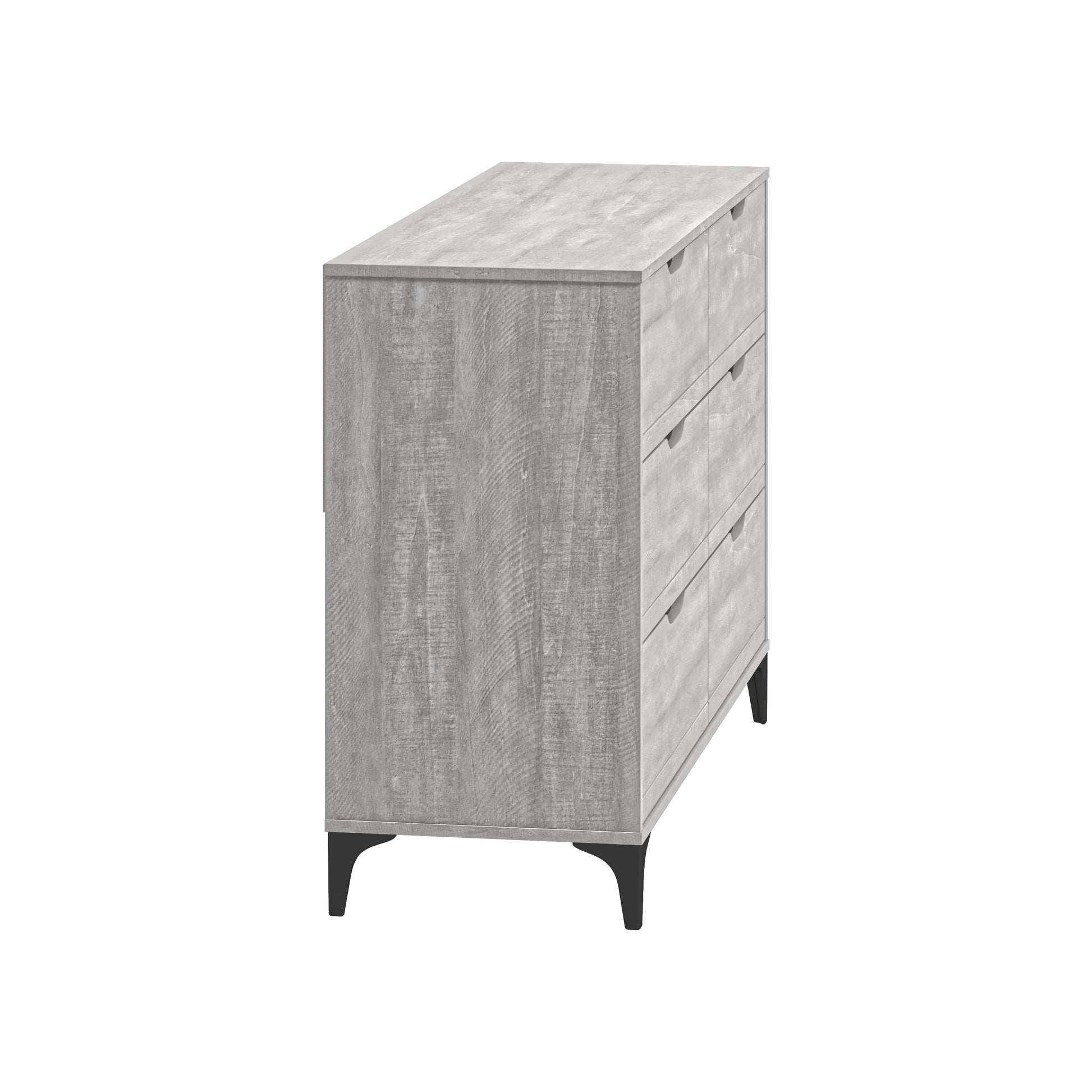 dusty grey oak dresser Carlino 6-Drawer Dusty Grey Oak Dresser (31.7 in. x 46.5 in. x 16.3 in.) - Bed Bath & Beyond