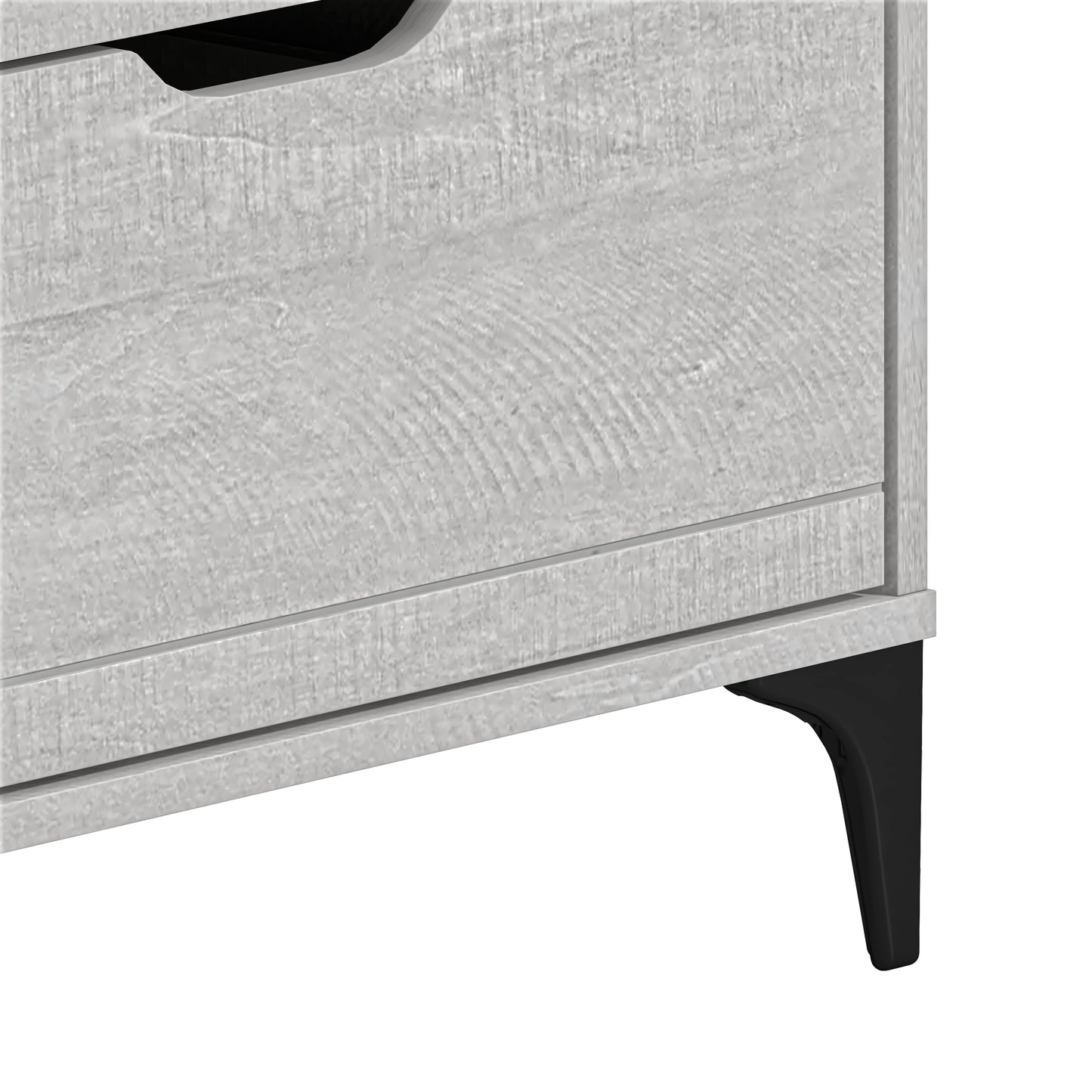 Galano Lilay 6 Drawer Dresser (Interlock) - Dusty Grey Oak