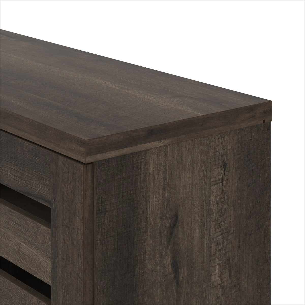 GALANO 16-Pair Shoe Storage Cabinet with 3 Slatted Doors