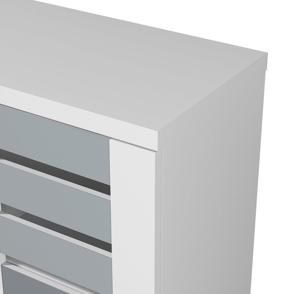 GALANO Shoe Storage Cabinet with 3 Slatted Doors, Up to 20 Pairs, 1pc
