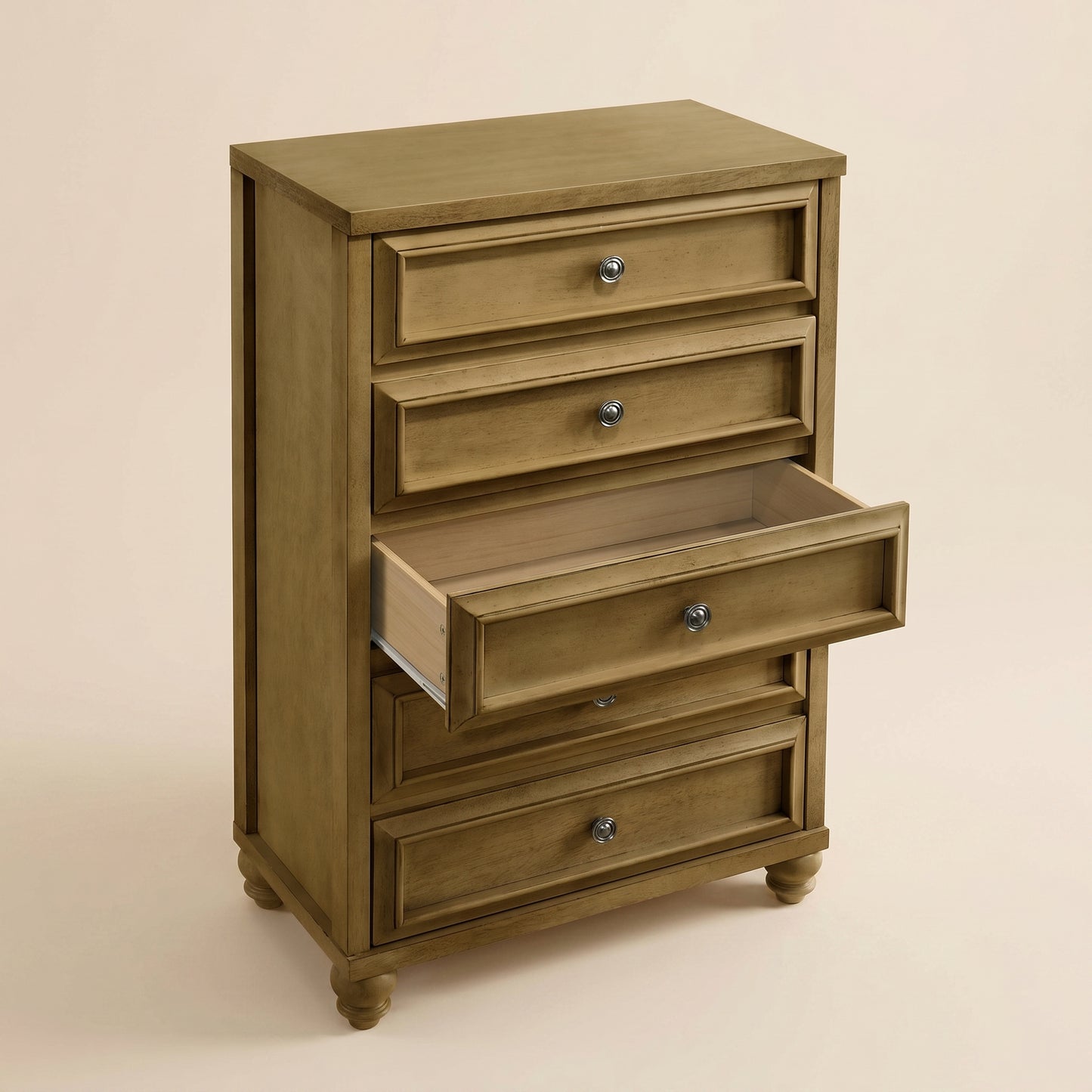 GALANO 5-Drawer Chest for Bedroom, 28.7" Wide Transitional Style, 1 Chest