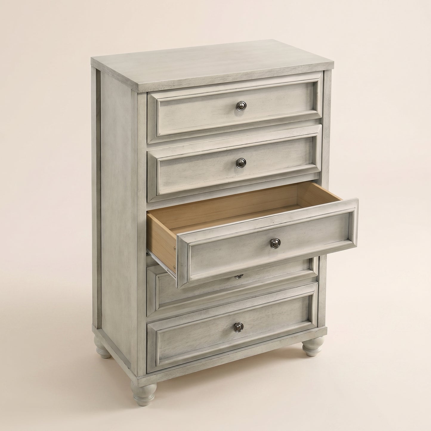GALANO 5-Drawer Chest for Bedroom, 28.7" Wide Transitional Style, 1 Chest