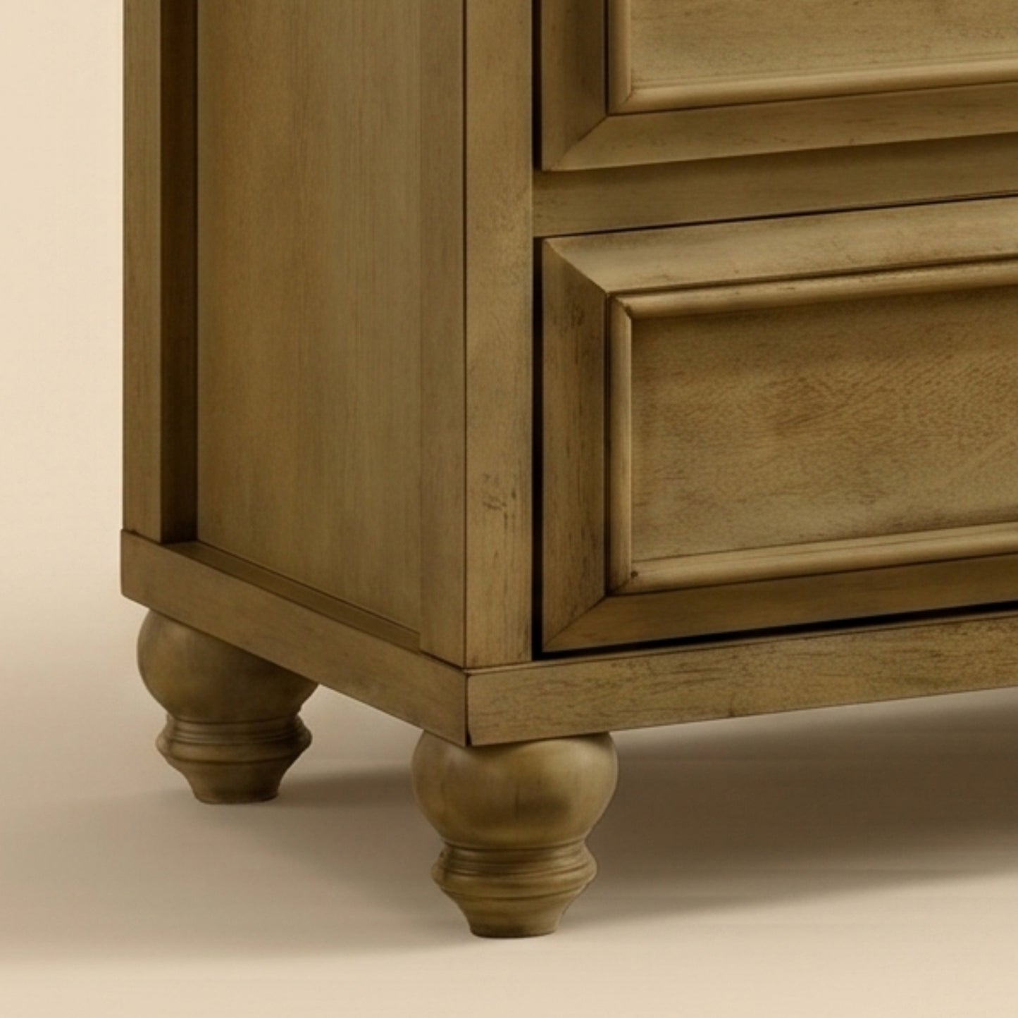 GALANO 6-Drawer Double Dresser, 54.8" Wide, Traditional Style