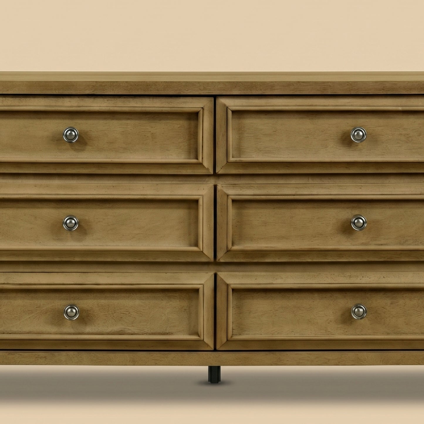 GALANO 6-Drawer Double Dresser, 54.8" Wide, Traditional Style
