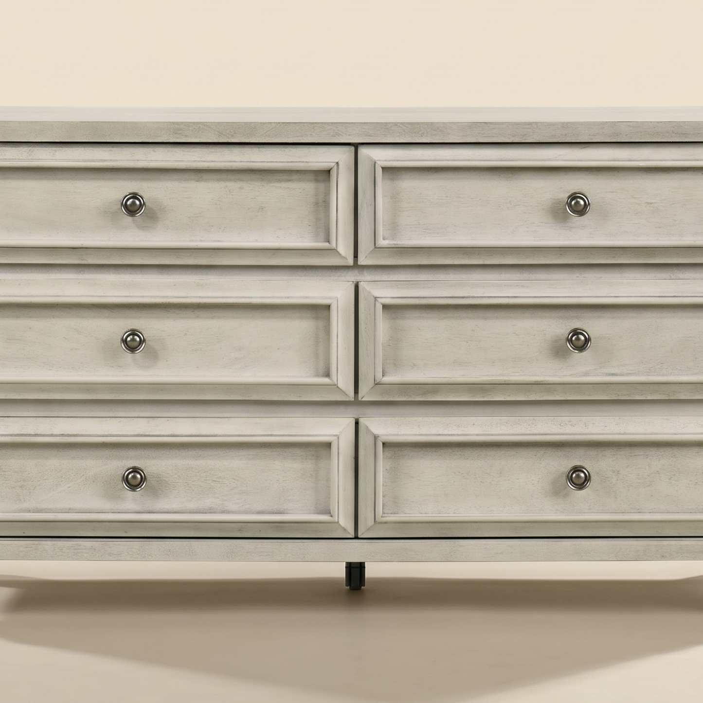 GALANO 6-Drawer Double Dresser, 54.8" Wide, Traditional Style