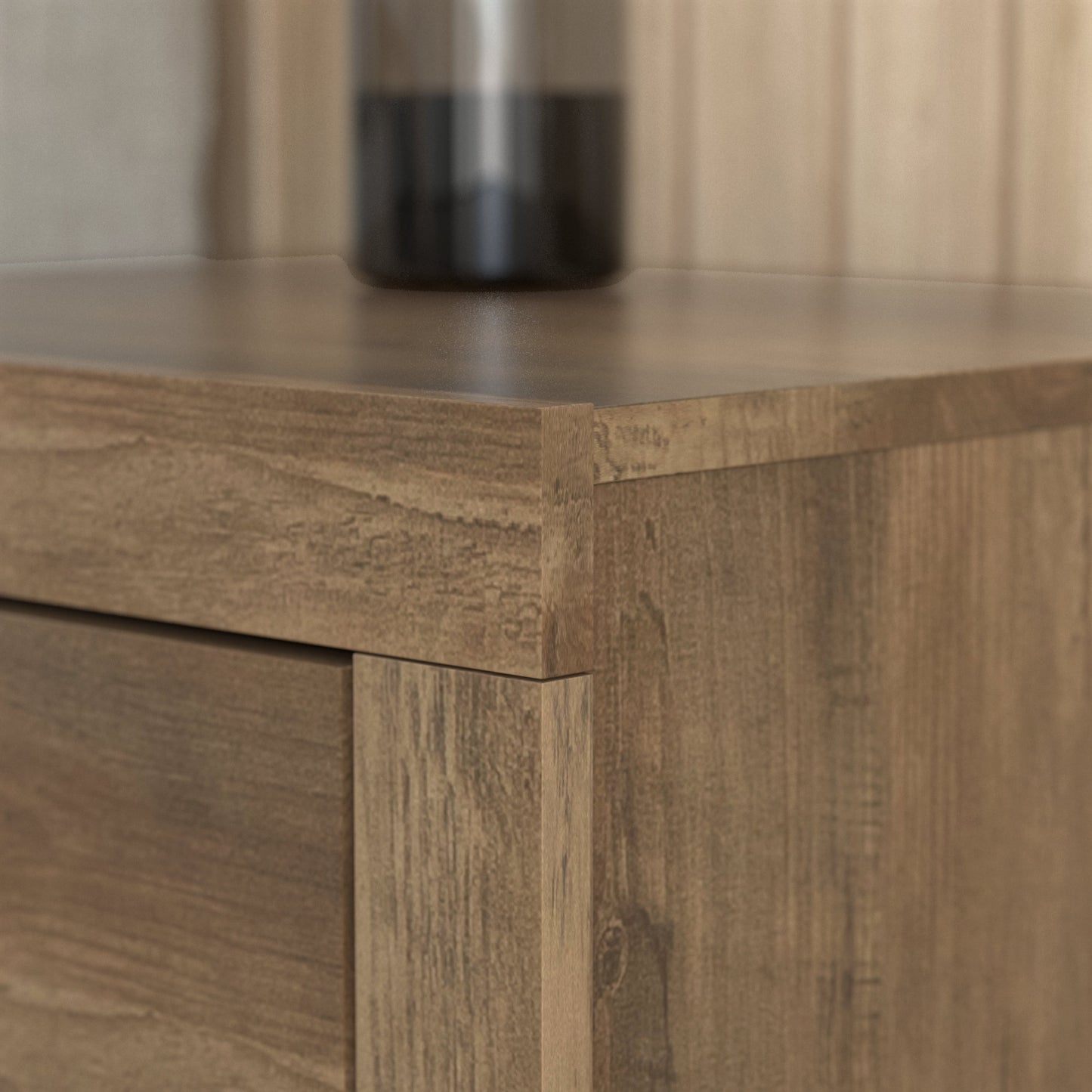 Galano Modern Tall 2-Drawer Nightstand 18.9" W × 16.3" D × 20.3" H