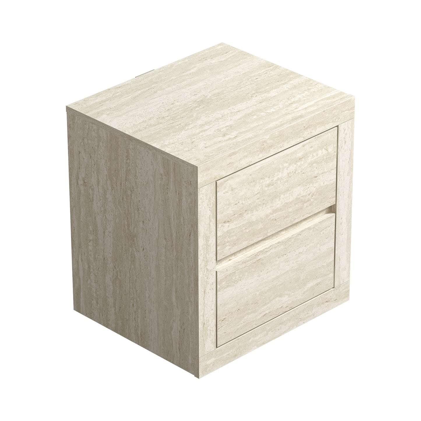 Galano Modern Tall 2-Drawer Nightstand 18.9" W × 16.3" D × 20.3" H